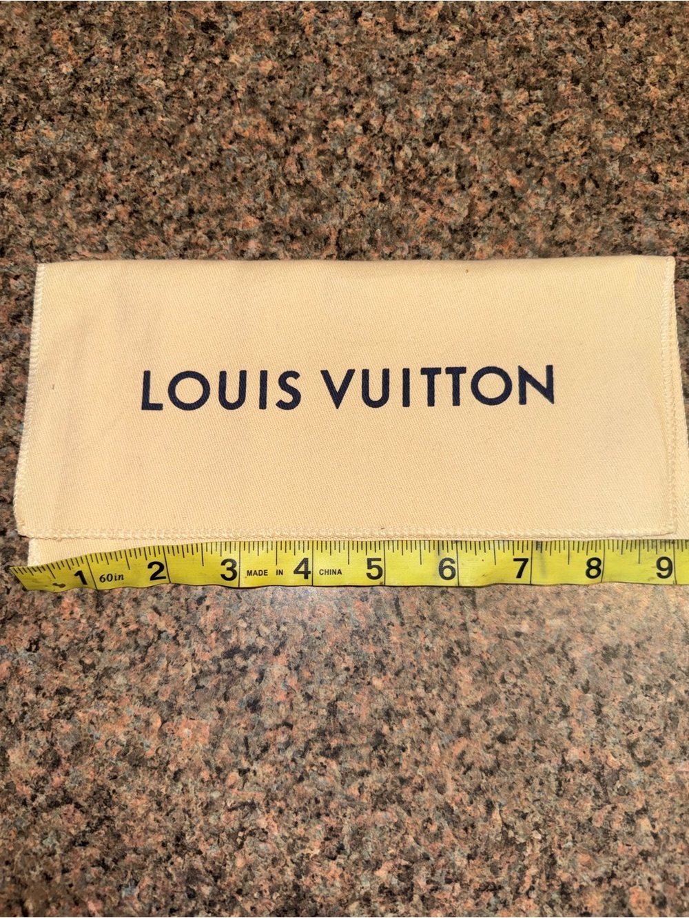 Louis Vuitton (current style) dust bag, wallet size 💎pristine💎 - Picture 5 of 6